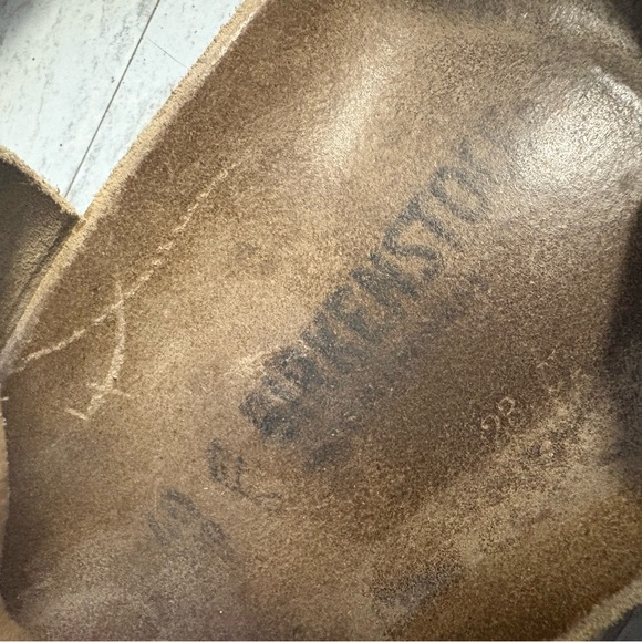 Birkenstock Brown Leather Footbed - Picture 4 of 8